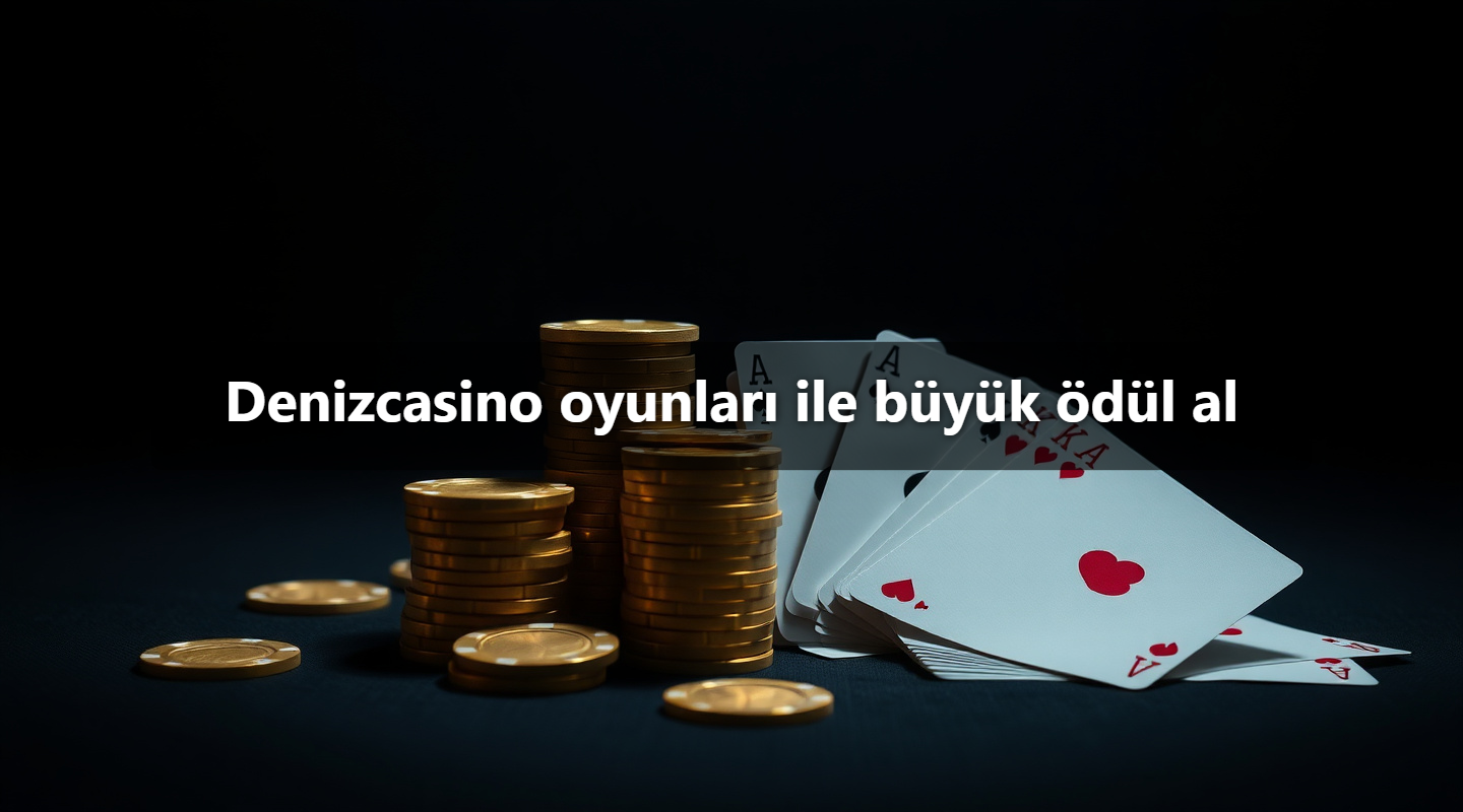 Denizcasino oyunları ile büyük ödül al